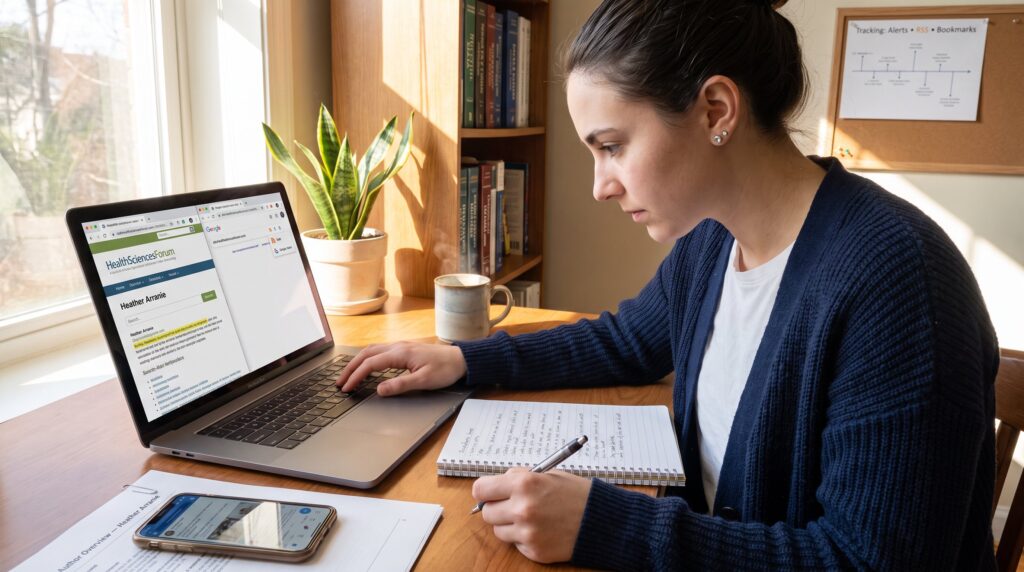 How to Find Heather Arranie's Articles on HealthSciencesForum