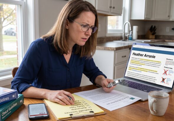How to Evaluate Health Information in Heather Arranie's Articles