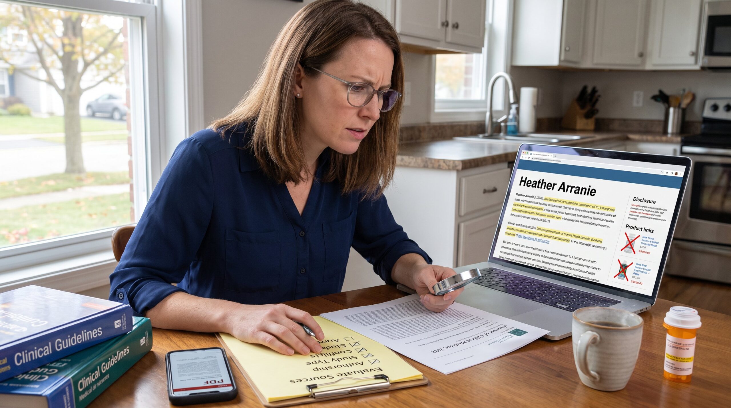 How to Evaluate Health Information in Heather Arranie's Articles
